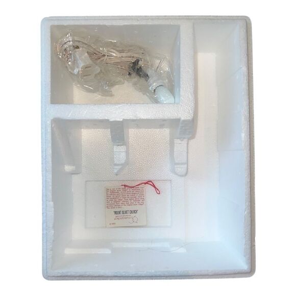 Department 56 Snow Village Mount Olivet Church 5442-9 Retired 1993 EUC - Picture 10 of 10